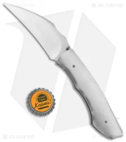 Tuch Titanium Liner Lock Knife Blue Pocket Clip (3.25" Satin) -Benchmade Shop Tuch SS LL Blue Pocket Clip Satin BHQ 81356 jr bottlecap