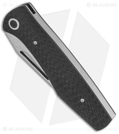 Tuch Umqua Liner Lock Dual Action Auto Knife Carbon Fiber (3.5" Mirror) 2 Tuch Umqua Liner Lock Dual Action Auto Knife Carbon Fiber (3.5" Mirror) - Image 2