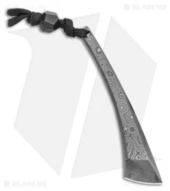 TuffKnives Geoff Blauvelt Custom 4" Kiridashi Knife Nichols Damascus