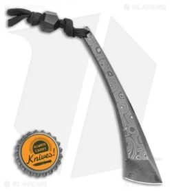 TuffKnives Geoff Blauvelt Custom 4" Kiridashi Knife Nichols Damascus -Benchmade Shop TuffKnives Geoff Blauvelt Custom Nicholes Damascus Kiridashi BHQ 120259 LS Bottlecap