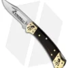 Buck Knives Yellowhorse Custom Buck 112 Kokopelli Lockback Knife Ebony Wood (3" Satin)