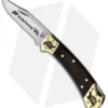 Buck Knives Yellowhorse Custom Buck 112 Torto Lockback Knife Ebony Wood (3" Satin)