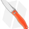 Alan Folts Custom Standard Utility Folder Orange G-10 Knife (3.375" Two-Tone)