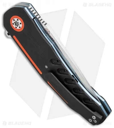 A2 Andre Thorburn/Van Heerden A3-3D Flipper Knife Black/Orange G10 (3.75" Satin) 3 A2 Andre Thorburn/Van Heerden A3-3D Flipper Knife Black/Orange G10 (3.75" Satin) - Image 3