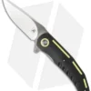 A2 Andre Thorburn/Van Heerden A3-3D Flipper Knife Black/Yellow G10 (3.75" Satin)