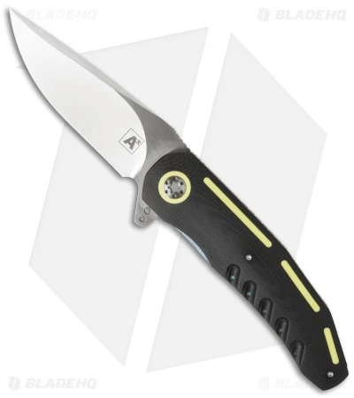 A2 Andre Thorburn/Van Heerden A3-3D Flipper Knife Black/Yellow G10 (3.75" Satin) 1 A2 Andre Thorburn/Van Heerden A3-3D Flipper Knife Black/Yellow G10 (3.75" Satin)