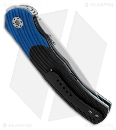 A2 Andre Thorburn/Van Heerden A1 Front Flipper Knife Blue G-10 (3.75" Satin) 2 A2 Andre Thorburn/Van Heerden A1 Front Flipper Knife Blue G-10 (3.75" Satin) - Image 2