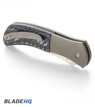 Aaron Frederick Tactical Persian Folder Blue/Black Carbon Fiber (3.5" Plain) 2 Aaron Frederick Tactical Persian Folder Blue/Black Carbon Fiber (3.5" Plain) - Image 2