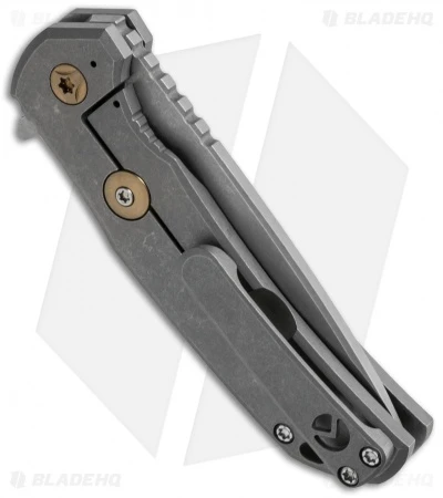 Aegis Knife Works Mini Xiphos Frame Lock Flipper Titanium (3" Stonewash) 3 Aegis Knife Works Mini Xiphos Frame Lock Flipper Titanium (3" Stonewash) - Image 3