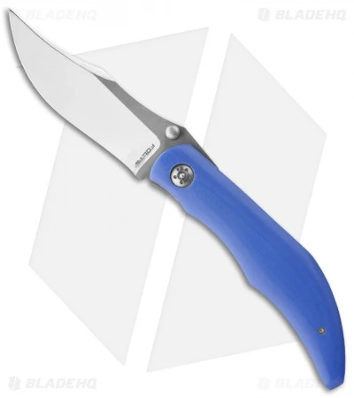 Alan Folts Custom Standard Sultan Folder Blue G-10 Knife (3.75" Two-Tone) 1 Alan Folts Custom Standard Sultan Folder Blue G-10 Knife (3.75" Two-Tone)