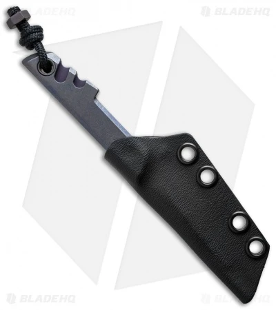 Amsler Knives Mini Slik Titanium Tanto Knife (2" Dark Blue) 2 Amsler Knives Mini Slik Titanium Tanto Knife (2" Dark Blue) - Image 2