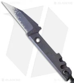 Amsler Knives Mini Slik Pikal Knife Titanium (2" Dark Blue)