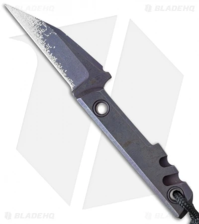 Amsler Knives Mini Slik Pikal Knife Titanium (2" Dark Blue) 1 Amsler Knives Mini Slik Pikal Knife Titanium (2" Dark Blue)