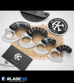 Andreas Kalani Custom Loki Mini Skinner Black G-10 (Satin 80CRV2) 9 Andreas Kalani Custom Loki Mini Skinner Black G-10 (Satin 80CRV2) -Benchmade Shop andreas kalani custom floki loki dl 1