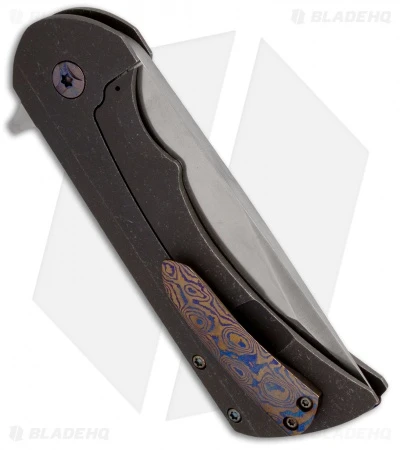 Rick Barrett Custom Honor Tanto Proto Flipper Knife (3.5" Hamon) 1 Of 2 2 Rick Barrett Custom Honor Tanto Proto Flipper Knife (3.5" Hamon) 1 Of 2 - Image 2