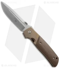 Bob Terzuola Custom ATCF Knife Brown G-10 (3.875" Polished)