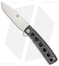 Brad Zinker Drop Point Knife Titanium Framelock Flipper (2.875" Polished)