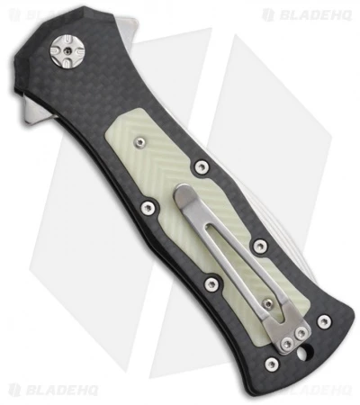 Brian Tighe Twist Tighe Carbon Fiber With Moon Glow Custom Knife (3.75" Satin) 2 Brian Tighe Twist Tighe Carbon Fiber With Moon Glow Custom Knife (3.75" Satin) - Image 2