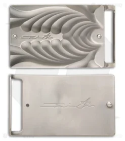 Brian Tighe Custom Rib Cage Titanium Belt Buckle