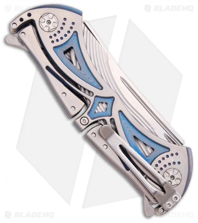 Brian Tighe Custom Buy Tighe Knife Dual Blade Titanium Folder 2 Brian Tighe Custom Buy Tighe Knife Dual Blade Titanium Folder - Image 2