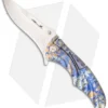 Brian Tighe Custom Tighe Coon Knife NIRK Lock Multi-Color Titanium (3.75" Satin)