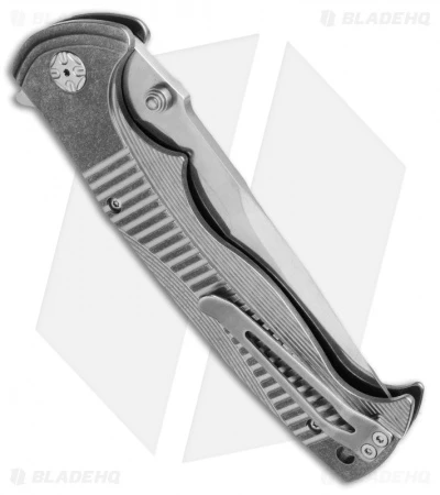 Brian Tighe Custom Tighe Rade Knife Titanium (4" Polished) 2 Brian Tighe Custom Tighe Rade Knife Titanium (4" Polished) - Image 2