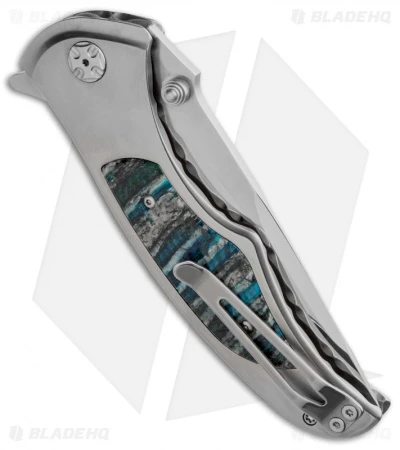 Brian Tighe Custom Tighe Coon Knife Mammoth Tooth Folder (3.75" Polished) 2 Brian Tighe Custom Tighe Coon Knife Mammoth Tooth Folder (3.75" Polished) - Image 2