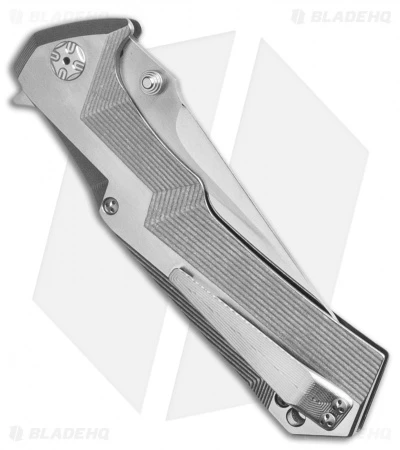 Brian Tighe Custom Tighe Tac Tanto Knife Titanium (4" Polish SW) 2 Brian Tighe Custom Tighe Tac Tanto Knife Titanium (4" Polish SW) - Image 2