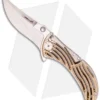 Brian Tighe Custom Tighenee Rod Knife Bronze Titanium Folder (2.75" Satin)