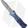 Brian Tighe Custom Tighe Twist Knife Timascus Folder (3.875" Damasteel)