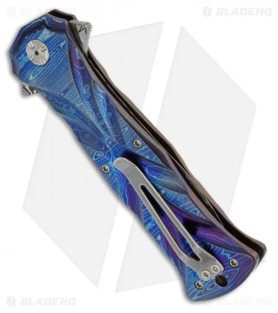 Brian Tighe Custom Tighe Twist Knife Timascus Folder (3.875" Damasteel) 2 Brian Tighe Custom Tighe Twist Knife Timascus Folder (3.875" Damasteel) - Image 2