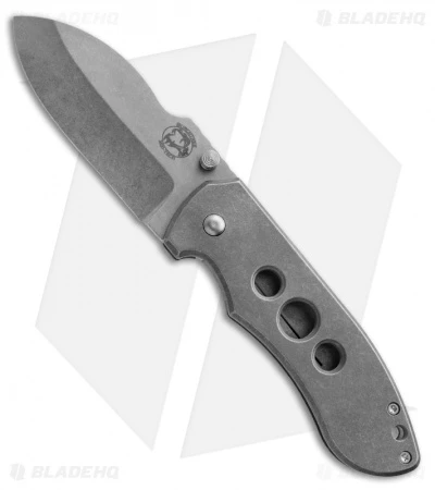 Burchtree Bladeworks Mid-Tech V2 Frame Lock Titanium (3.375" Stonewash) 1 Burchtree Bladeworks Mid-Tech V2 Frame Lock Titanium (3.375" Stonewash)