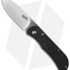Burger Knives Custom EXK Liner Lock Knife Carbon Fiber (2.75" Satin)