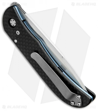 Burger Knives Custom LEXK Liner Lock Knife Carbon Fiber (3.25" Satin) 3 Burger Knives Custom LEXK Liner Lock Knife Carbon Fiber (3.25" Satin) - Image 3