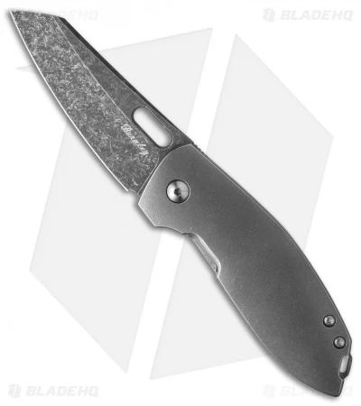 Lucas Burnley Knives M69 Frame Lock Knife Titanium (2.75" Acid SW) 1 Lucas Burnley Knives M69 Frame Lock Knife Titanium (2.75" Acid SW)
