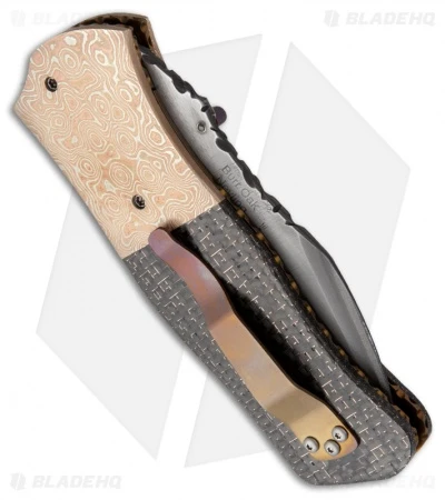 Burr Oak Knives Dreadnought Knife LSCF/Mokume (3.5" San Mai Damascus) #1 2 Burr Oak Knives Dreadnought Knife LSCF/Mokume (3.5" San Mai Damascus) #1 - Image 2