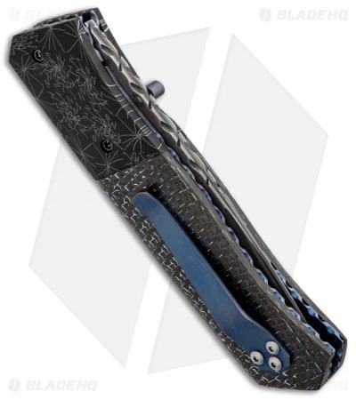 Burr Oak Knives Splinter Knife Carbon Fiber (3.38" San Mai) 2 Burr Oak Knives Splinter Knife Carbon Fiber (3.38" San Mai) - Image 2