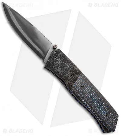 Burr Oak Knives Splinter Knife Carbon Fiber (3.38" San Mai) 1 Burr Oak Knives Splinter Knife Carbon Fiber (3.38" San Mai)