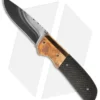 Burr Oak Knives Drop Point Knife LSCF Bronze (3.25" San Mai)