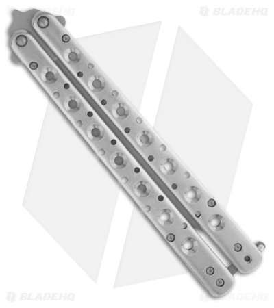 Sam Eddleman Immada Bowie Balisong Butterfly Knife (5.5" Plain) 2 Sam Eddleman Immada Bowie Balisong Butterfly Knife (5.5" Plain) - Image 2