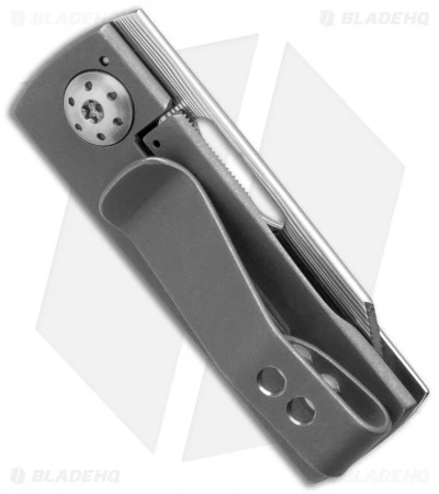 Brad Zinker Mini Tanto Framelock Pocket Knife (1.375" Damasteel) 2 Brad Zinker Mini Tanto Framelock Pocket Knife (1.375" Damasteel) - Image 2