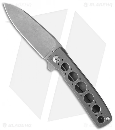 Brad Zinker FR1-SR Frame Lock Flipper Knife Titanium (3" Matte) 1 Brad Zinker FR1-SR Frame Lock Flipper Knife Titanium (3" Matte)