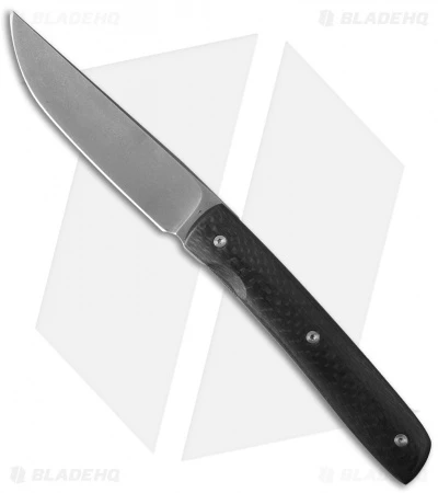 Brad Zinker Model T Flipper Liner Lock Knife Carbon Fiber (3.875" BB/SW) 1 Brad Zinker Model T Flipper Liner Lock Knife Carbon Fiber (3.875" BB/SW)