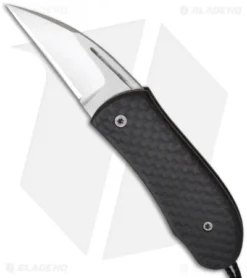 Chuck Gedraitis Extra Small Snubnose Folder Knife Carbon Fiber (1.75" Satin)