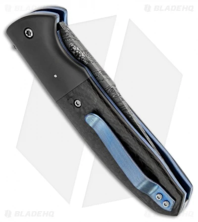 Chuck Gedraitis Small Accentor Flipper Knife (3.125" Damascus) 2 Chuck Gedraitis Small Accentor Flipper Knife (3.125" Damascus) - Image 2