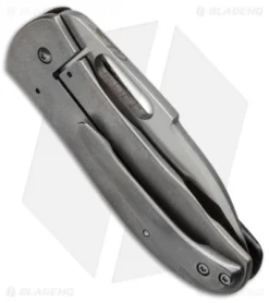 Chuck Gedraitis Snubnose Hybrid Frame Lock Knife Titanium/LSCF (2.3" Satin) 5 Chuck Gedraitis Snubnose Hybrid Frame Lock Knife Titanium/LSCF (2.3" Satin) -Benchmade Shop chuck gedraitis lscf red cm side