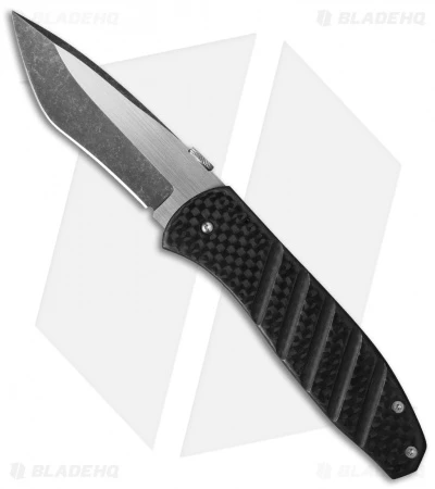 Chuck Gedraitis Reverse Sora Frame Lock Knife Carbon Fiber/Ti (3.25" Two-Tone) 1 Chuck Gedraitis Reverse Sora Frame Lock Knife Carbon Fiber/Ti (3.25" Two-Tone)