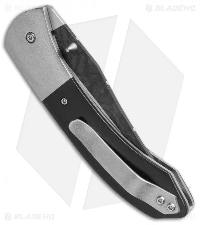 Chuck Gedraitis Toucan Liner Lock Knife G-10/Ti (3.125" Satin/CF) 2 Chuck Gedraitis Toucan Liner Lock Knife G-10/Ti (3.125" Satin/CF) - Image 2