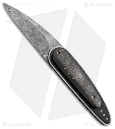 Corrie Schoeman Raindrop Liner Lock Knife LSCF (3" Damascus) 1 Corrie Schoeman Raindrop Liner Lock Knife LSCF (3" Damascus)