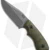 Bill Coye Ridgeback Custom Fixed Blade Knife OD Green G-10 (3.25" Acid Wash)